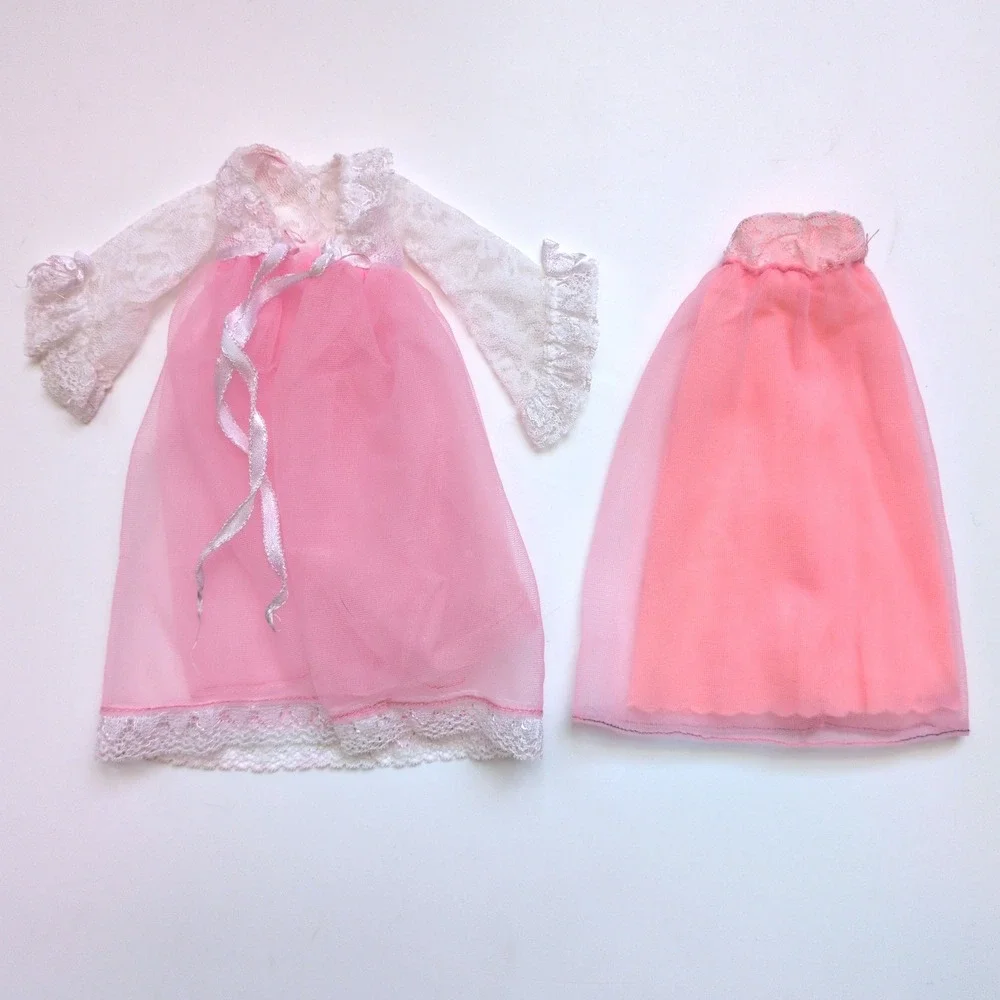 Vtg 1971 Barbie Francie Rise N Shine #1194 Nightgown & Robe Sears Exclusive